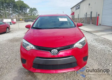 2016 Toyota Corolla Le z USA, uszkodzony, nr VIN 2T1BURHE6GC660691